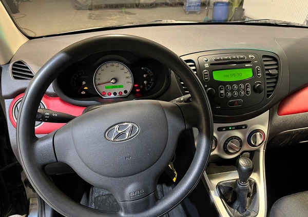 Hyundai i10 cena 9400 przebieg: 120976, rok produkcji 2009 z Bytów małe 79